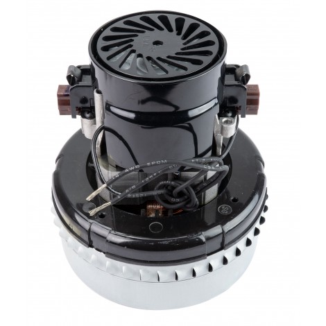 Bypass Vacuum Motor - 5.7" dia - 2 Fans - 240 V - 3.6 A - 781 W - 220 Airwatts - 76.2" Water Lift - 87.7 CFM - Lamb / Ametek 116125-01 (S)