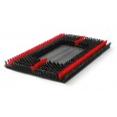 Sonic Scrub Brush 14" x 20" for Oscillating Rectangular Floor Machines - Malish 702420