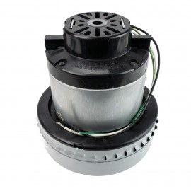 Bypass Vacuum Motor - 7.2" dia - 2 Fans - 12- V - Epoxy Paint - Lamb / Ametek 117508-13 (S)