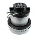 Bypass Vacuum Motor - 7.2" dia - 2 Fans - 12- V - Epoxy Paint - Lamb / Ametek 117508-13 (S)