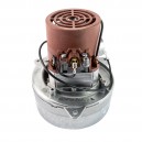 Tangential Vacuum Motor - 5.7" dia -  2 Fans - 120 V - 8 A - 800 W - 275 Airwatts - 81" Water Lift - 89" CFM - Domel  491.3.422