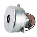 Tangential Vacuum Motor - 5.7" dia -  2 Fans - 120 V - 8 A - 800 W - 275 Airwatts - 81" Water Lift - 89" CFM - Domel  491.3.422