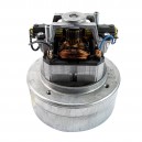 Thru-Flow Vacuum Motor - 5.6" dia - 2 Fans - 230 V - 6 A - 1100 W - 420 Airwatts - 90" Water Lift - 117" CFM - Domel 496.3.401.6