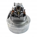 Moteur pour aspirateur "Thru-Flow" - dia 5,7" -  2 ventilateurs - 230 V - 6 A - 1100 W - 420 watts-air - levée d'eau 90" - CFM (pi3/min) 117" - Domel 496.3.401.6