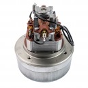 Thru-Flow Vacuum Motor - 5.7" dia - 2 Fans - 120 V - 9 A - 850W - 300 Airwatts - 80" Water Lift - 100" CFM - Domel 496.3.446