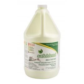 Nettoyant - désinfectant Bio-Thym - prêt à utiliser - 4 L (1,06 gal) - Safeblend SRBP G04 - désinfectant à utiliser contre le coronavirus (COVID-19)