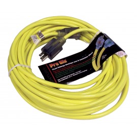 Câble d'alimentation électrique commercial 50' - 14/3 300v - jaune
