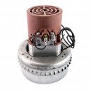 Bypass Vacuum Motor - 5.7" dia - 2 Fans - 120 V - 9 A - 1000 W - 350 Airwatts - 88" Water Lift - 95" CFM - Domel 492.3.581