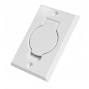 Prise murale - pour installation aspirateur central - blanc - Hayden 791500WNL