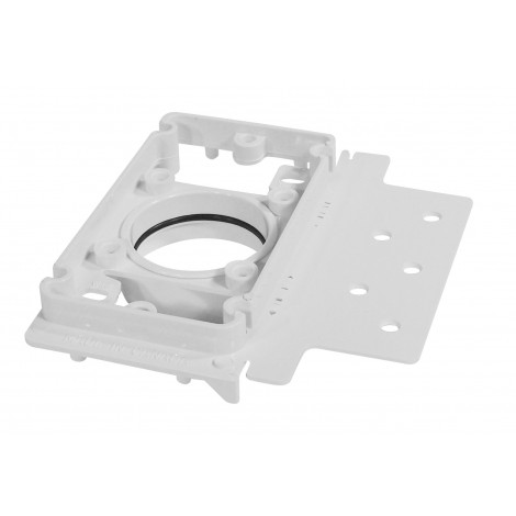 4" Wall Mounting Plate for Central Vacuum - Plastiflex SV8001