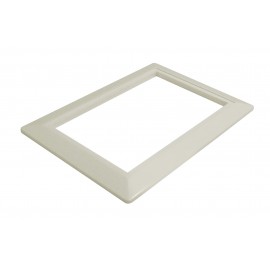 Inlet Plate Trim for Central Vacuum - Ivory - Canplas 791600