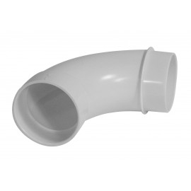 90° Elbow M/F - Fitting for Central Vac Installation - White - Hayden 765511W