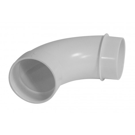 90° Elbow M/F - Fitting for Central Vac Installation - White - Hayden 765511W