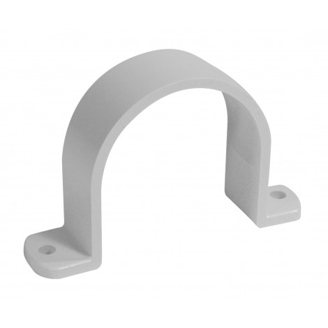 2" Pipe Strap - for Central Vacuum Installation - White - Plastiflex SV8088-M