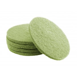 Tampons pour polisseuse à plancher - pour récurer - 16" (40,6 cm) - vert - boîte de 5 - 66261054260