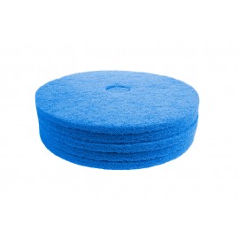 Floor Machine Pad - Super Clean - 17" (43.1 cm) - Blue - Box of 5 - 66261054244