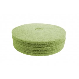 Tampons pour polisseuse à plancher - pour récurer - 17" (43,1 cm) - vert - boîte de 5 - 66261054261