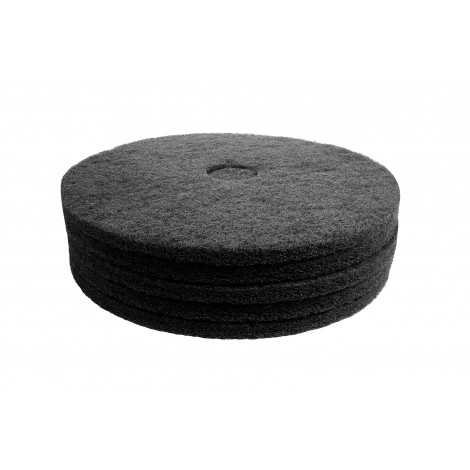 Tampons pour polisseuse à plancher - pour décaper - 18" (45,7 cm) - noir - boîte de 5 - 66261054228