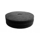 Floor Machine Pads - for Stripping - 18" (45.7 cm) - Black - Box of 5 - 66261054228