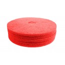 Tampons pour polisseuse à plancher - pour lustrer et vaporiser/polir - 19" (48,2 cm) - rouge - boîte de 5 - 66261054278