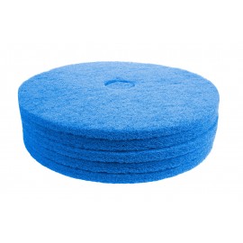 Tampon pour polisseuse à plancher - pour récurer - 20" (50,8 cm) - bleu - boîte de 5 - 66261054247