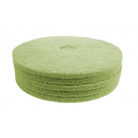 Floor Machine Pads - for Super Scrub - 20" (50.8 cm) - Green - Box of 5 - 66261054264