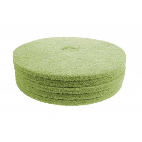 Tampons pour polisseuse à plancher - pour récurer - 20" (50,8 cm) - vert - boîte de 5 - 66261054264
