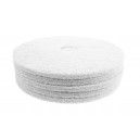 Floor Machine Pads - Super Polish - Spray Buff - 20" (50.8 cm) - White - Box of 5 - 66261054212