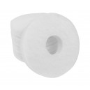 Floor machine Pads - Super Polish - Spray Buff - 6.5" (16.5 cm) - White - Box of 5 - 66261008823