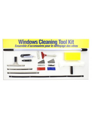 Complete Kit for Window Cleaning with All the Tools