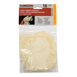 Latex Disposable Gloves - Domestic Use - Horizon - Size Small - 793344-10L - Pack of 10 Pairs
