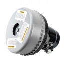 Bypass Vacuum Motor - 5.7" dia - 2 Fans - 24 V - 14.4 A - 353 W - 98 Airwatts - 43.6" Water Lift - 68.2 CFM - Epoxy Paint - Lamb / Ametek 116155-00