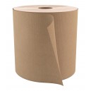 Paper Hand Towel - 7.9" (120 cm)  Width - Roll of 800' (243.4 m) - Box of 6 Rolls - Brown - Cascades Pro H085