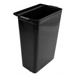 Trash Garbage Can Bin to Hang on Service / Utility Cart - JS0181BK / JS0181GY / JS0181LG - Black