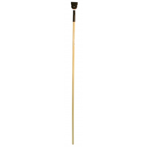 60''  Wood Mop Stick with Quick Clip - Rubbermaid FGM11600