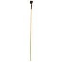 60''  Wood Mop Stick with Quick Clip - Rubbermaid FGM11600