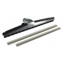 1½ X 18 "Industrial Brush for Water, Floors, with Changeable Rubber Blades