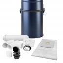 Central Vacuum Canavac - Signature LS790 - Silent - 659 Airwatts - 5 gal (19 L) Tank Capacity - Wall Mount Bracket - HEPA Bag and Filter