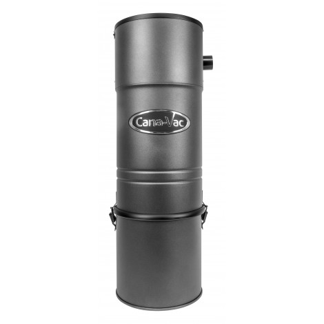 Central Vacuum - Canavac - CV687 - 600 Airwatts - 4 gal (16 L) Tank Capacity - Wall Mount Bracket - Self Cleaning Micro Filter - HEPA Bag