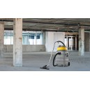 Wet & Dry Commercial Vacuum - 23 gal (90 L) Tank Capacity - 8' (2.5 m) Flexible Hose - Metal Wand - Brushes & Accessories - Guibli AS59 PD SP