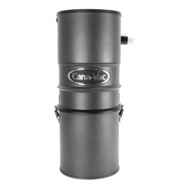 Central Vacuum - Canavac - CV587 - Silent - 540 Airwatts - 4 gal (16 L) Tank Capacity - Wall Mount Bracket - Microtex Filter - HEPA Bag