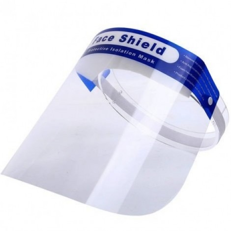 Face Shield, clear with Foam Head Gear - Product for use against coronavirus (Covid-19)