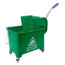 Side Press Wringer Bucket Combo - 4.6 gal (21 L) - Green
