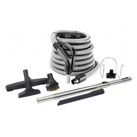 Ensemble d'accessoires pour aspirateur central Airstream. Boyau électrique  de 30'/35' avec brosse Deluxe et accessoires. - Aspirateur Dépôt