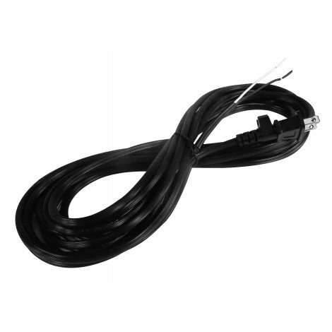 20' Electric Cord - 2 Wires - Black