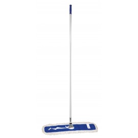 Dust Mop for Dry Floors - with 60'' Handle   -   24"  (61 cm)  - White