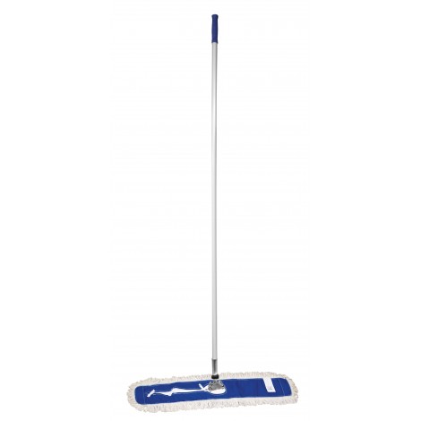 Dust Mop for Dry Floors - with 60'' Handle   -   24"  (61 cm)  - White