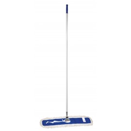 Dust Mop for Dry Floors - with 60'' Handle  -  48" (121.9 cm) -  White/Blue