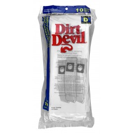 Genuine Replacement Bag for Dirt Devil Upright Vacuum - D Type Bag - Pack of 10 Bags - Royal 3670148001