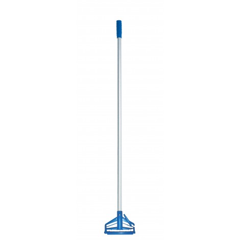 Manche en métal à déclenchement rapide pour vadrouille - 4' (1,2 m) - Bleu